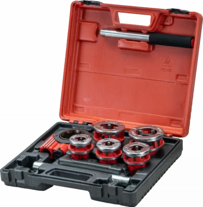 Клупп ручной Ravic RV-360 с набором головок, 3/8"-1 1/4", 5 шт