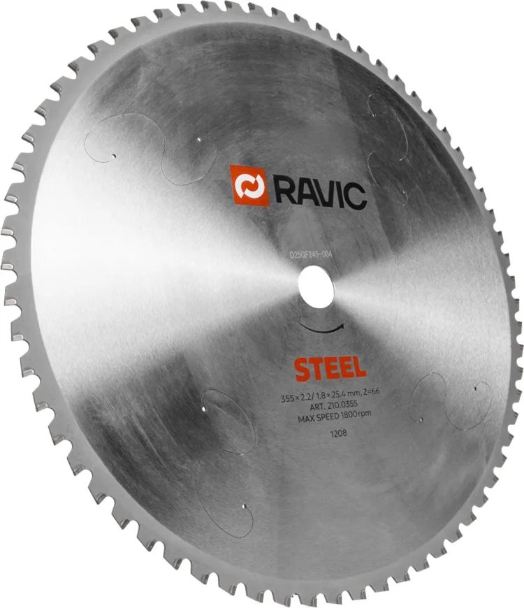  Диск пильный TCT по стали Ravic, 355х25,4 мм, 66T